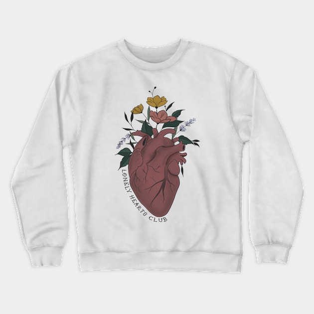 Lonely hearts (colour) Crewneck Sweatshirt by Dani-Moffet